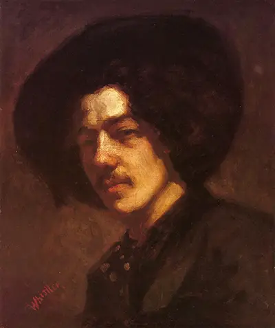 Portrait of Whistler with a Hat James Whistler